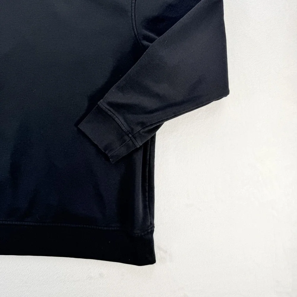 Levi's Sweatshirt Mens Large Black Fleece Crewneck Relaxed Pullover Logo